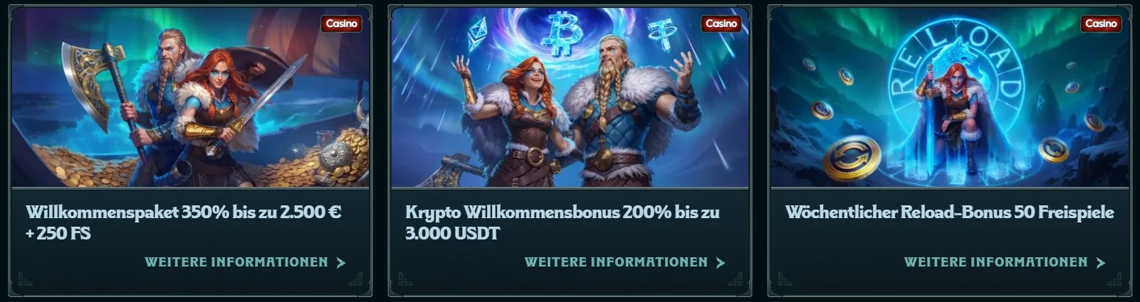 Ragnaro Casino Boni und Aktionen