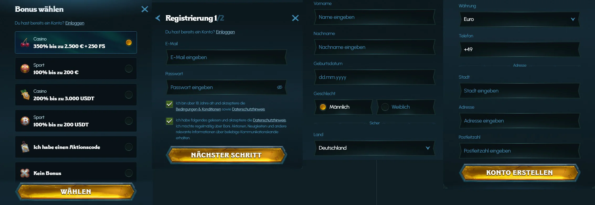 Ragnaro Casino Registrierung